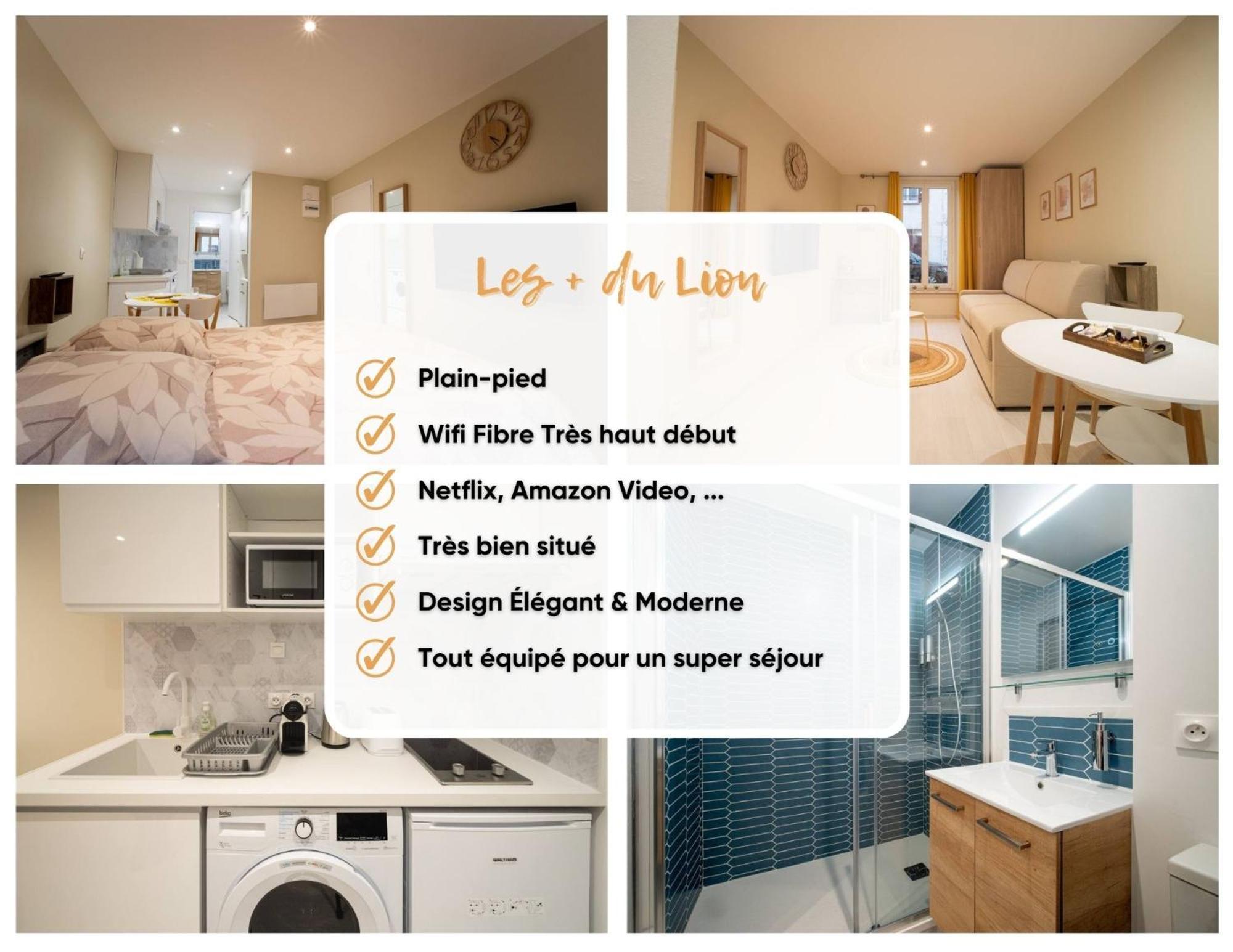 Le Lion - Plain-Pied, Wifi, Yt Premium - 2Rfhomes Château-Thierry Extérieur photo